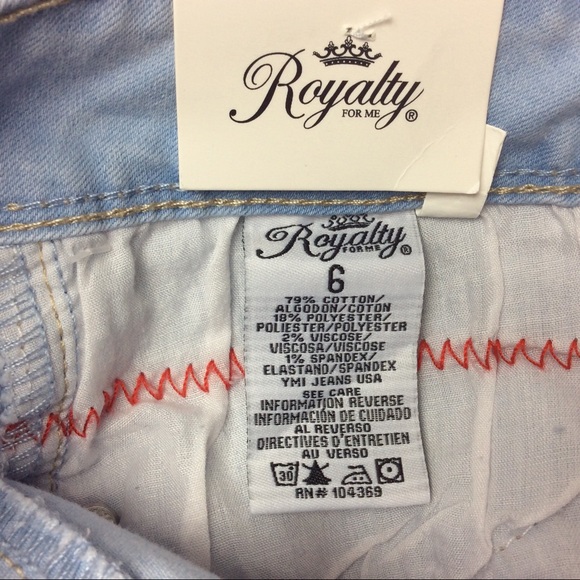 NWT Royalty For Me Size 6 Ankle Jeans Blue - Picture 8 of 8